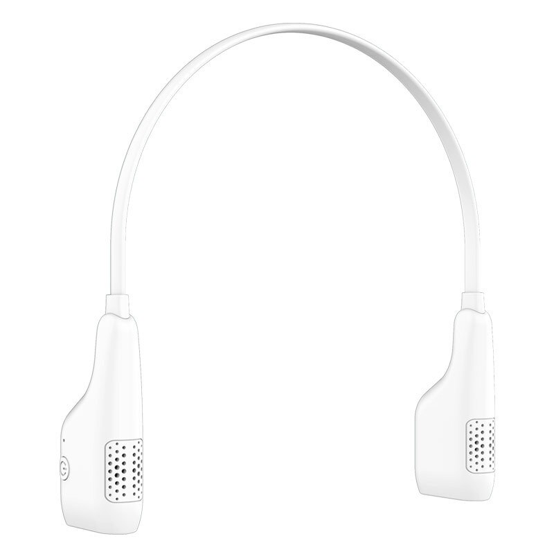 Purificador de aire para colgar en el cuello, purificador de aire portátil, generador de aniones, deshumidificador Personal, ambientador de iones negativos: white