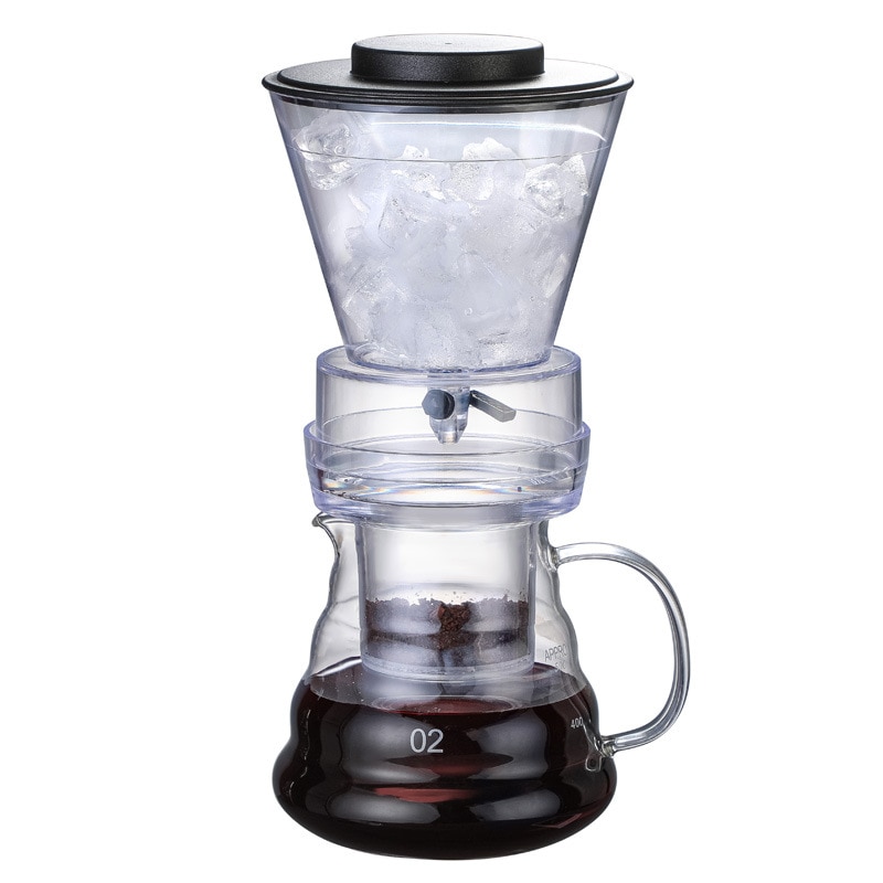 Ice Drip Coffee Pot Glass Coffee Maker Regulatable Dripper Filter Cold Brew Pots Iced Brewer Percolators Dutch Coffee Machine