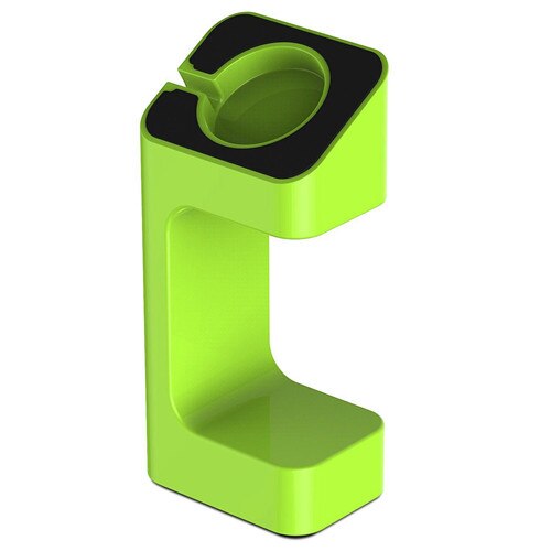 Charger Stand Voor Apple Horloge 4 44Mm 40Mm Iwatch Band 42Mm/38Mm Draadloze Ondersteuning Charger stand Apple Horloge 3 2 1 Accessoires: green