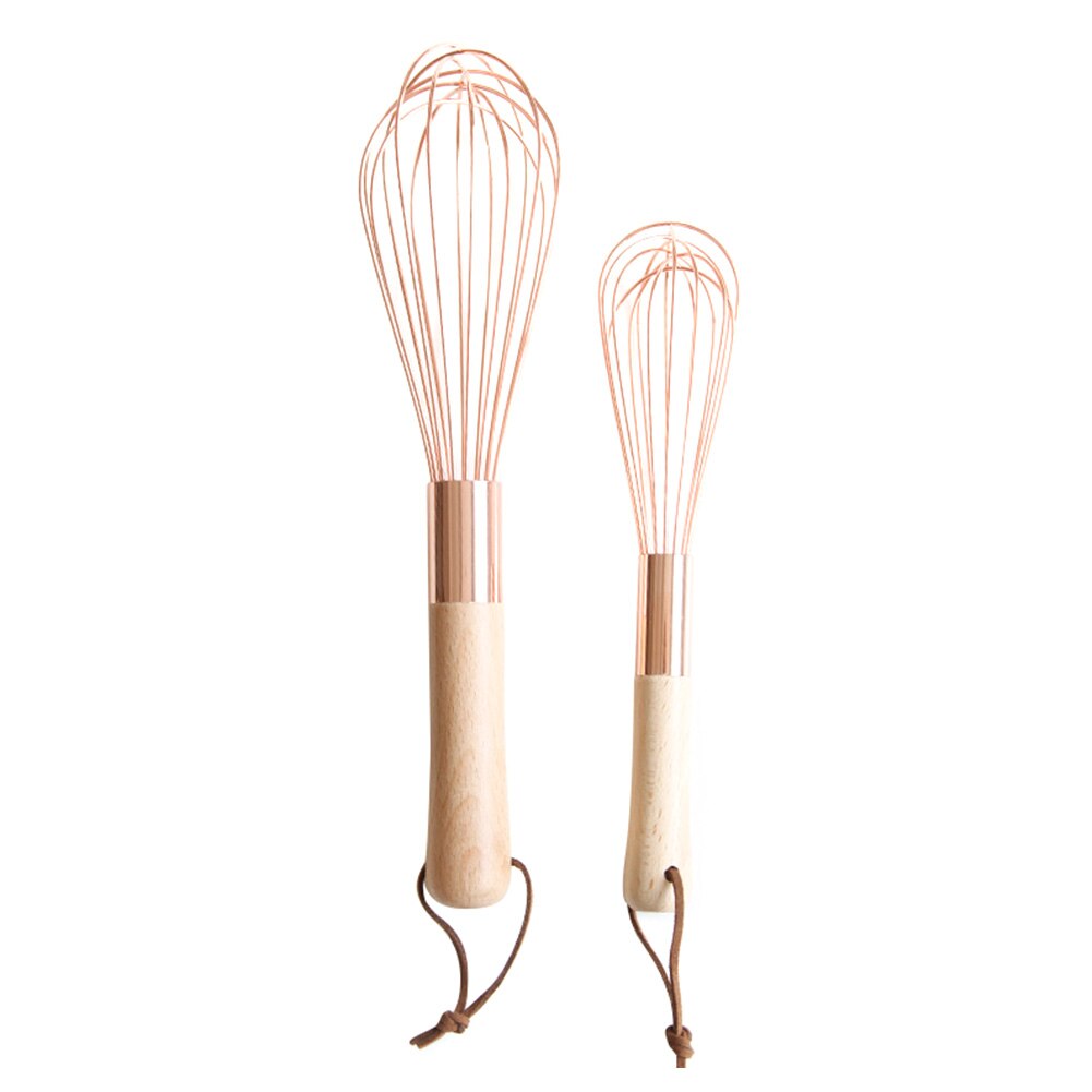 Batidora Manual de acero inoxidable ergonómica para cocinar batidor de huevos con mango batidor de crema herramienta de cocina portátil Manual