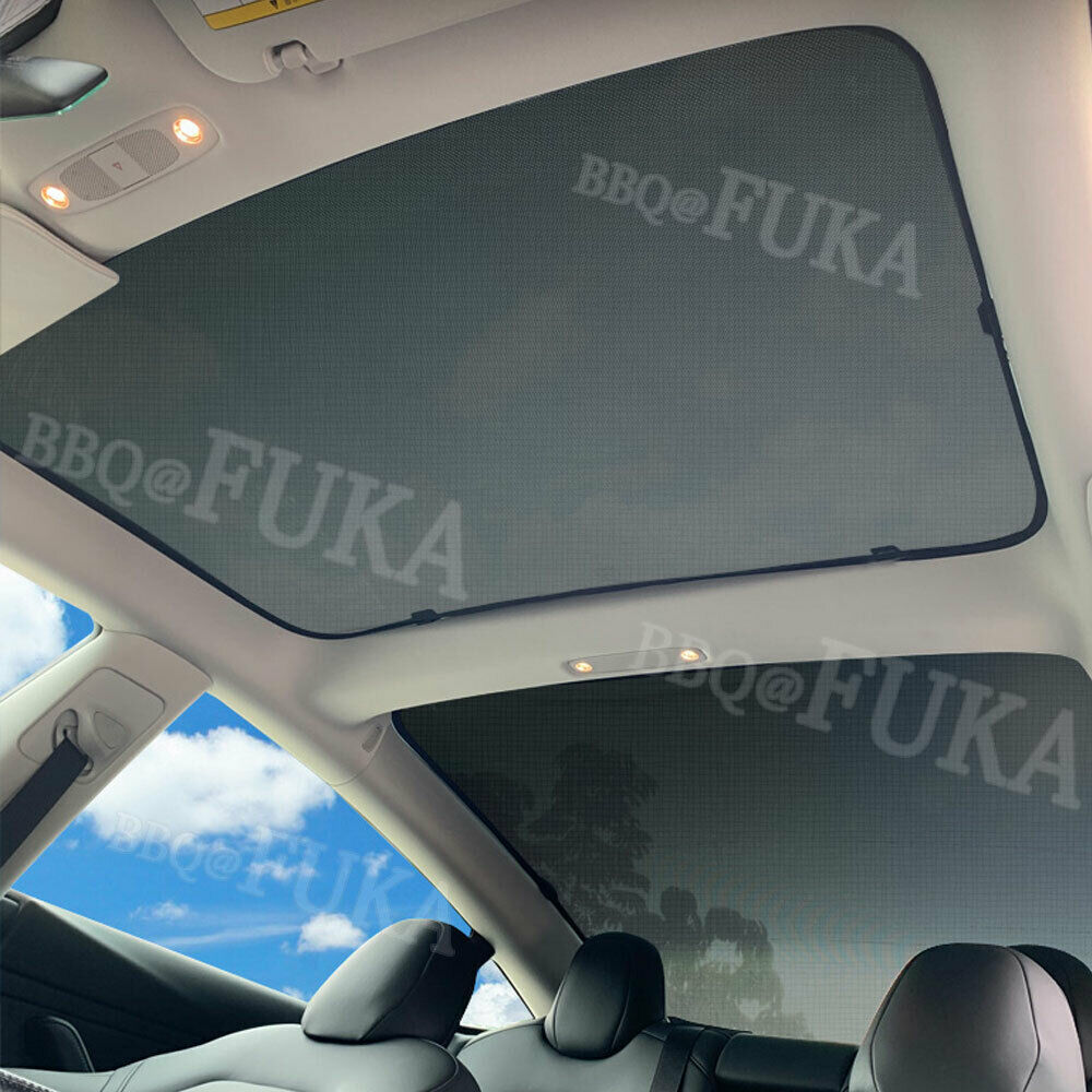 For Tesla Model 3 Glass Roof Sunshade Front Skylight Blind Shading Net