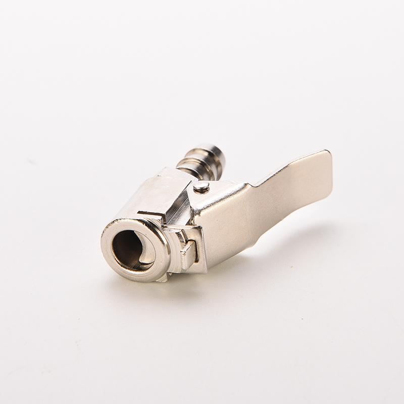 1 st 8mm 6mm auto bil lastbil däck uppblåsningsventil anslutning mässing däck ventil luftpump chuck klämma
