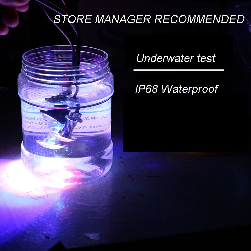 (4) blau LED Stiefel Licht Silber Wasserdichte 12v Deck für Enzo Malibu Wakesetter MasterCraft X Unterwasser JetSki Aquatrax R-12X