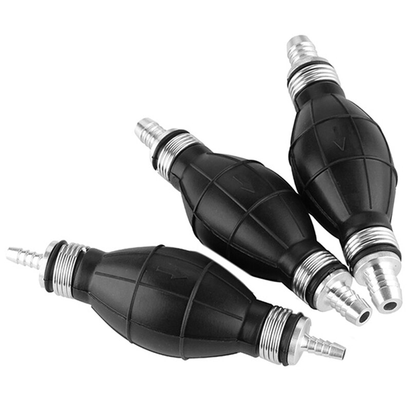 6mm LineBoat Marine Outboard, Primer Fuel Pump Rubber & Aluminum Fuel Pump Hand Primer Bulb Gas Petrol Fuel Hand Pump For Car