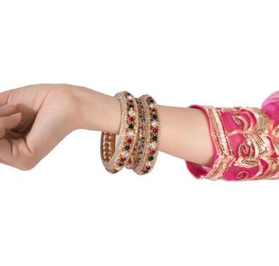 Indien Pakistan Mädchen tanzen Zubehör Frau Bauchtanz Leistung Armbinde Frau Schießen Kette Armbinde: D