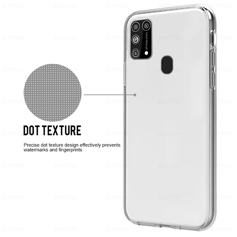 360 Volledige Clear Case Voor Samsung Galaxy M31 M21 M30s M20 Note 10Lite 10 Pro Licht M 21 80S Zachte Siliconen Mobiele Telefoon Cover Coque