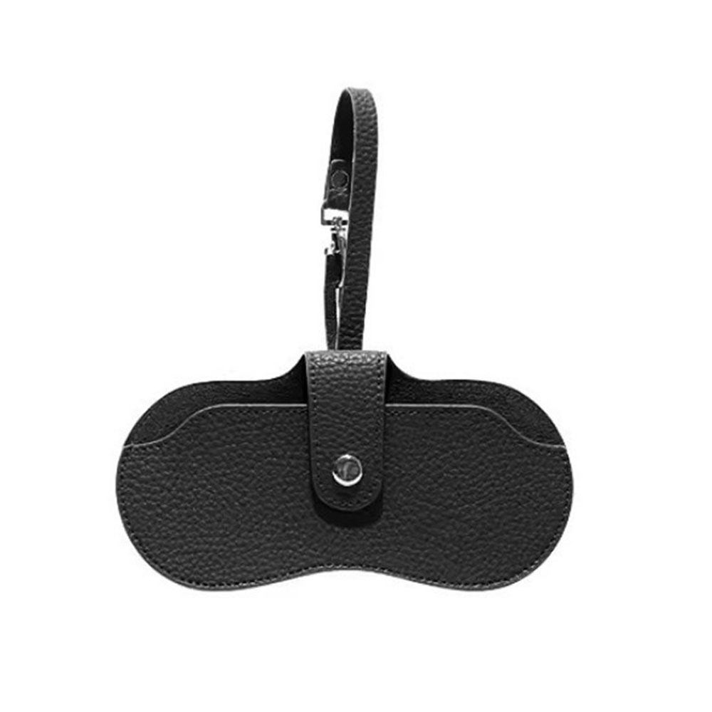 Brillenkoker Dames Leer Zacht Brillentas Mode Draagbare Zonnebrillendoos Tas Accessoires Brillenkoker Zonnebrillendoos: GRIJS