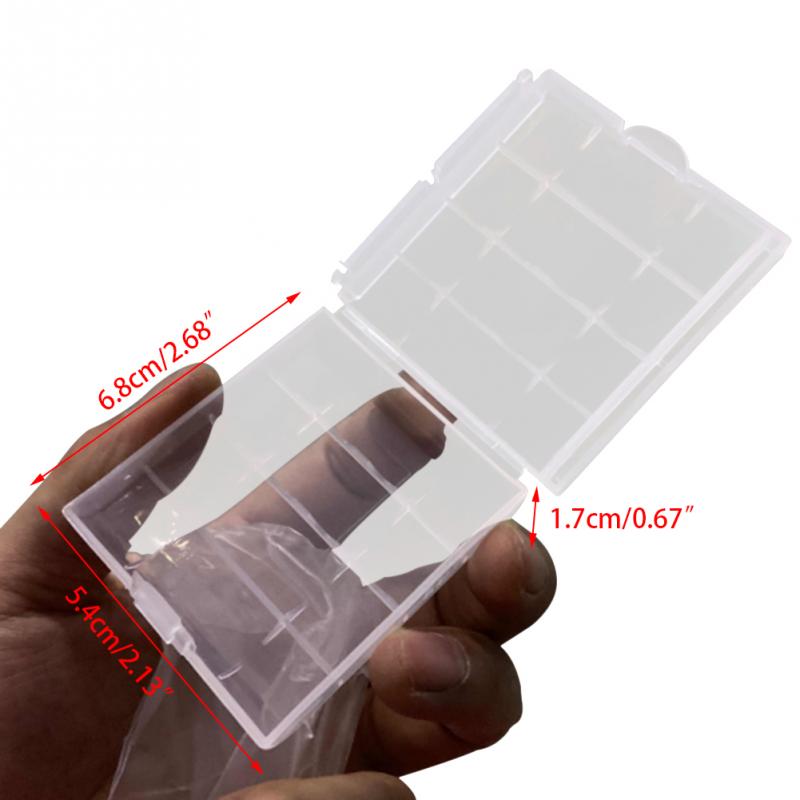 Waterdichte Plastic Batterijen Container Bag Case Aa/Aaa Batterij Opbergdoos Organizer Box Case