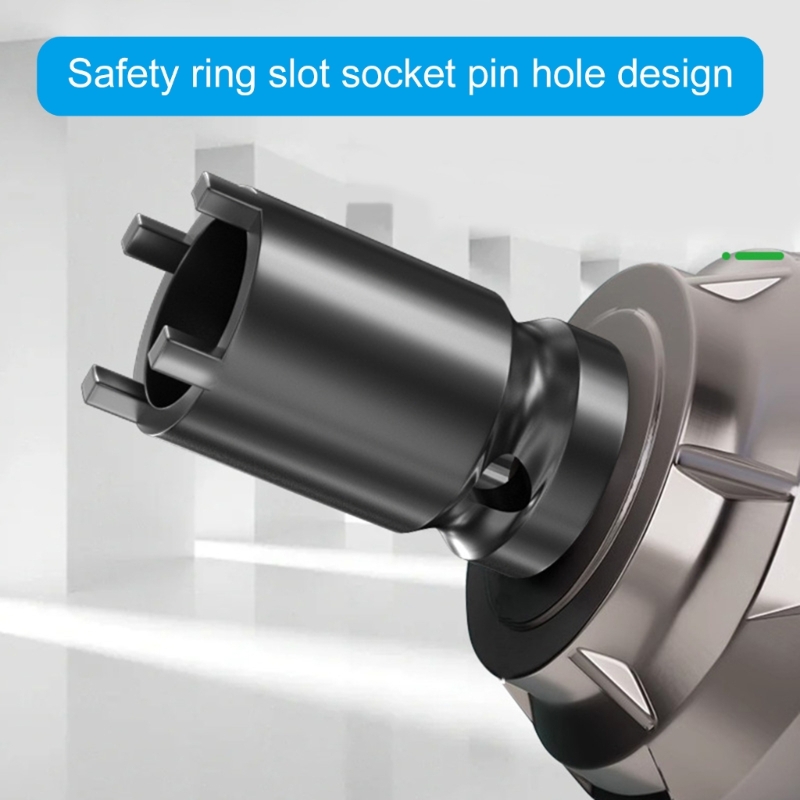 Multifunction Angle Grinder Socket Electric Wrench 4 Pronged Spanner for Quick Flange Nut Removal Power Tool Maintenance