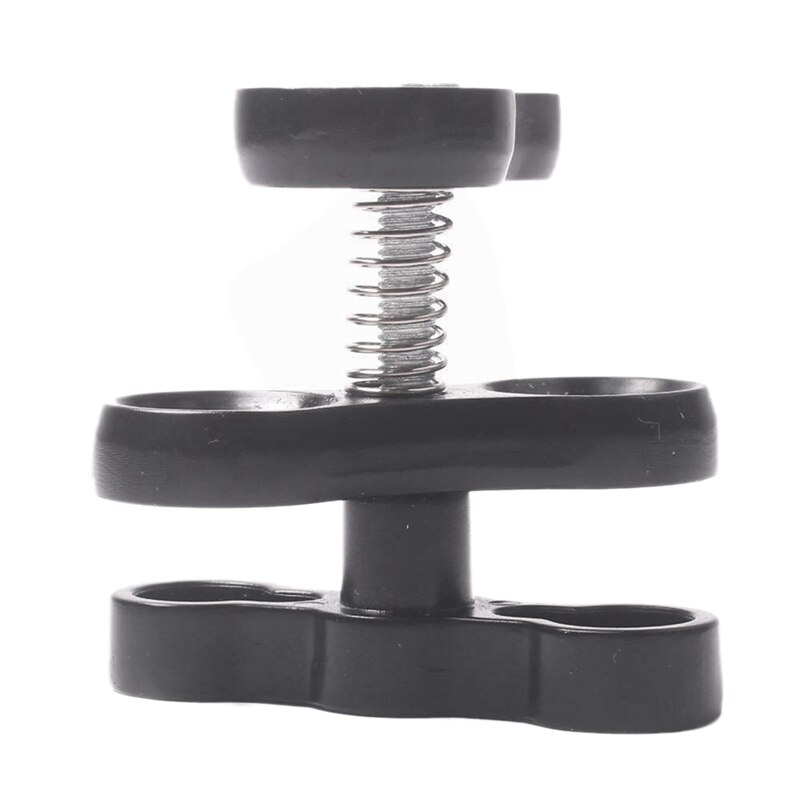 2 pz di Alluminio di CNC 1 pollice Sfera di clip Farfalla clip di Luci Subacquee Braccio Collegato Accessori 360 Gradi Adattatore clip del Supporto Della Staffa, 6.