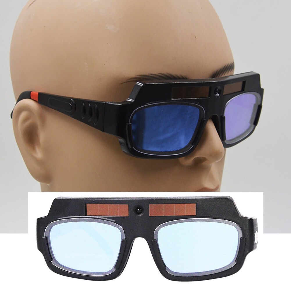 Gafas de soldadura con oscurecimiento Solar automático, gafas protectoras de seguridad para soldar con oscurecimiento automático, color negro, antideslumbrantes, 1 ud.