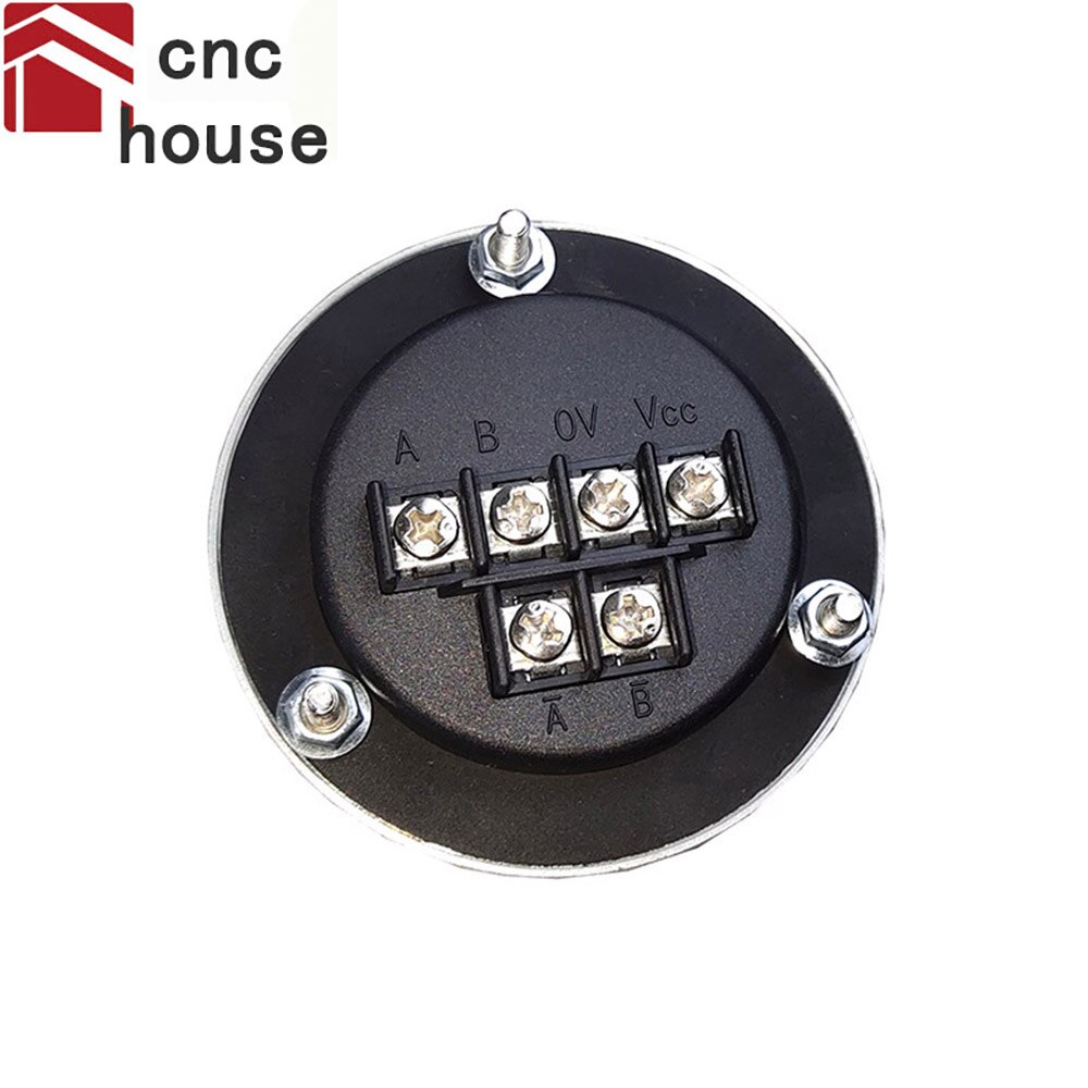 CNC generatore di impulsi volantino 5V 60 millimetri 100PPR generatore di impulsi manuale volantino codificatore rotativo elettronico terminale 4 6 terminale