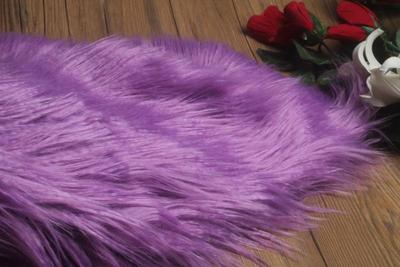 17 kleur beschikbaar 7 cm lange stapel mongoolse fur stof voor patchwork, imitatie pelliccia faux fur stof: 12