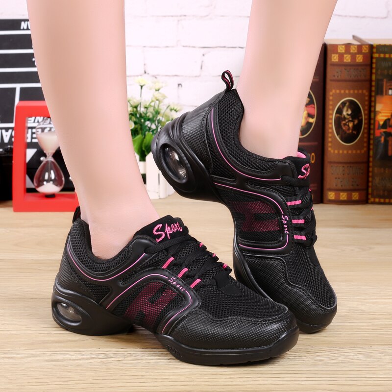 POLALI Dancing Shoes Woman Cheap Hip Hop Sport Sneakers Platform Dance Shoes Woman Modern Dance Shoes Jazz Footwear