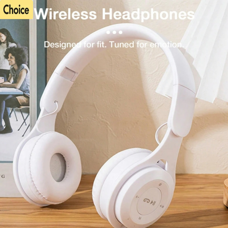 Auriculares estéreo Y08 5,0 con Bluetooth, auriculares inalámbricos plegables para deportes, auriculares para juegos, auriculares supraaurales para Android ios
