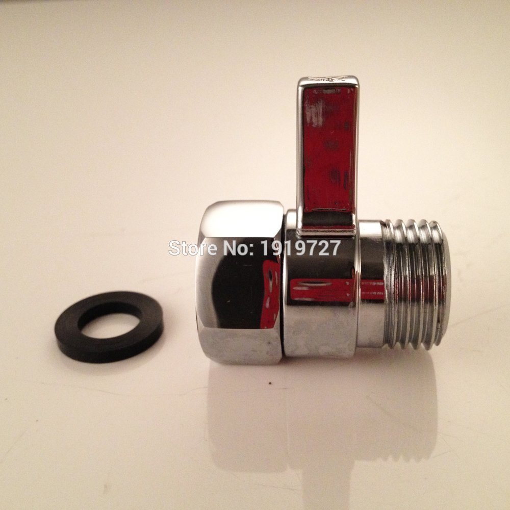 Vidric Water-Saver Flow Control and Shut OFF Valve Made Of Solid Brass For Hand Shower