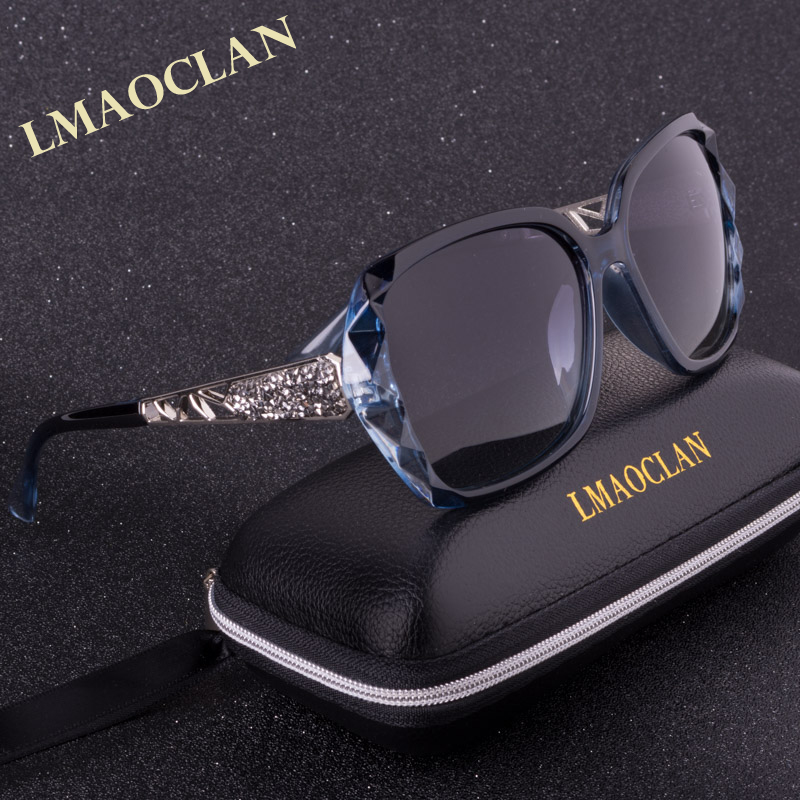 Luxury Brand HD Polarized Sunglasses Women Ladies Oversized Square Gradient Sun Glasses Female Eyewear Oculos UV400