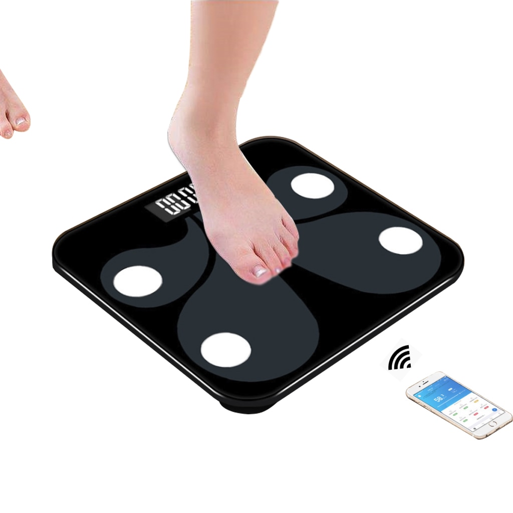 Bluetooth Body Fat Scale Smart Digital Bathroom Weight Scale with Smartphone App Wireless BMI Scale
