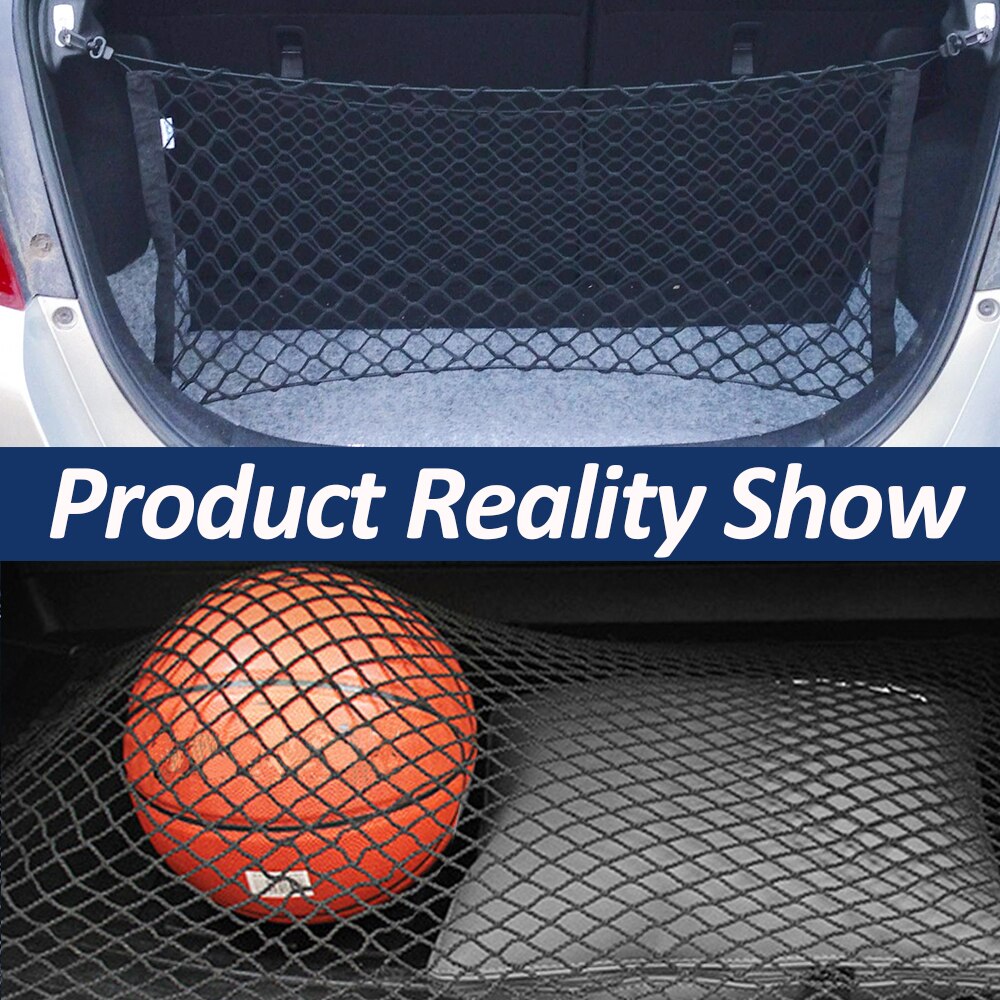 Filet de rangement pour plafond de voiture, filet de rangement pour plafond de voiture, sac de rangement en Nylon, filet de rangement Portable pour intérieur de voiture