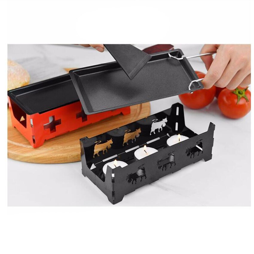 Praktiska ostroaster miniost non-stick grill bakplåt smörost grillfat hushållsbbq bakverktyg