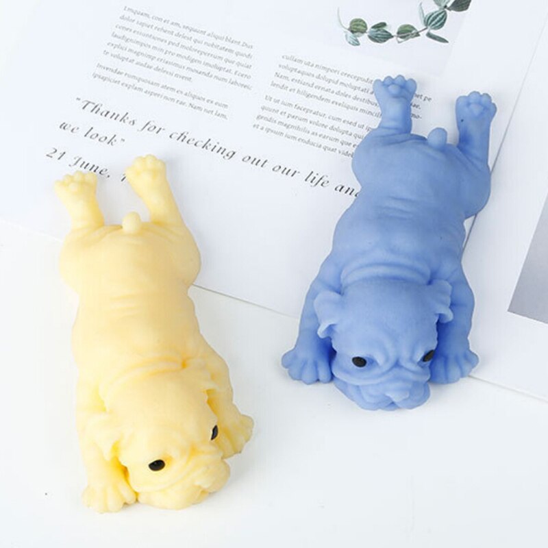 Anti-stress Nette Puppy Soft Spielzeug Mops Healing Spaß Kawaii Stressabbau Spielzeug