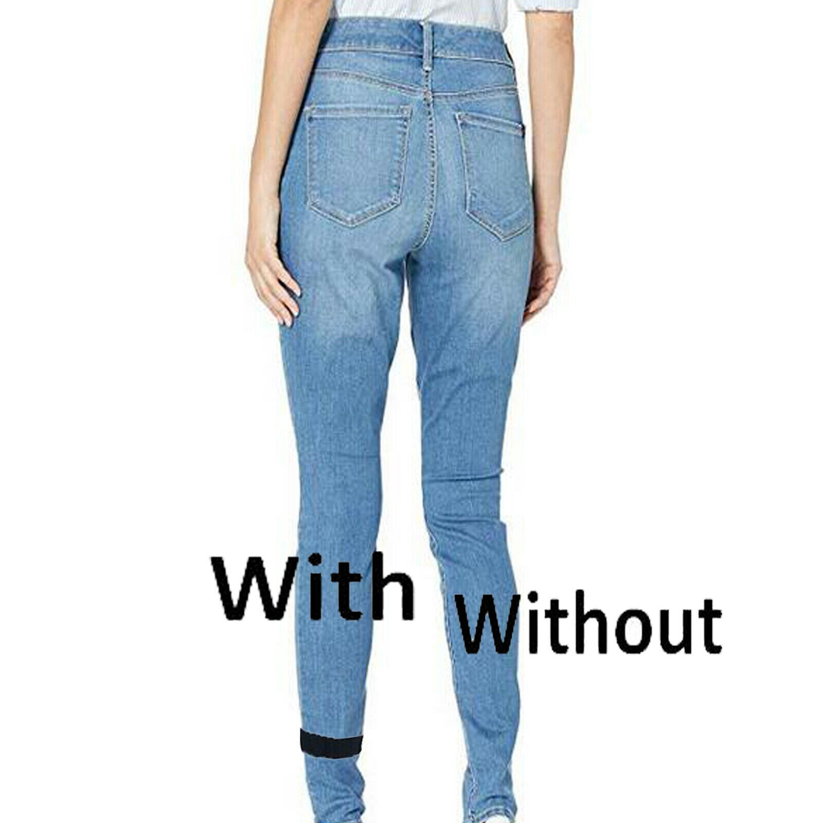 2x Elastic Adjustable Women's Boot Straps Pant Clips Straps Leg Straps