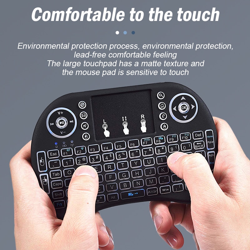 Drahtlose Mini-Tastatur Flugmaus 2 4g großes Touchpad Digital computer Trocken batterie USB-Aufladung Dual-Purpose-Tastatur