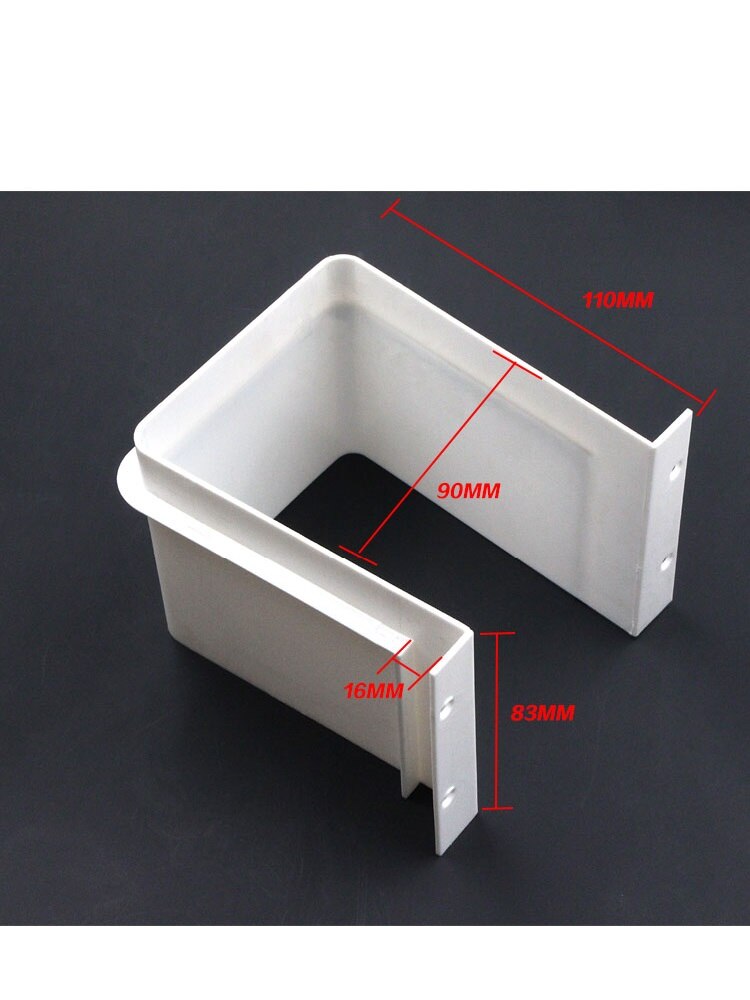 Plastic U Shape Sink Drawer Kitchen Bath Furniture Cabinet Recessed U under Sink Drainage Grommet: Type 2