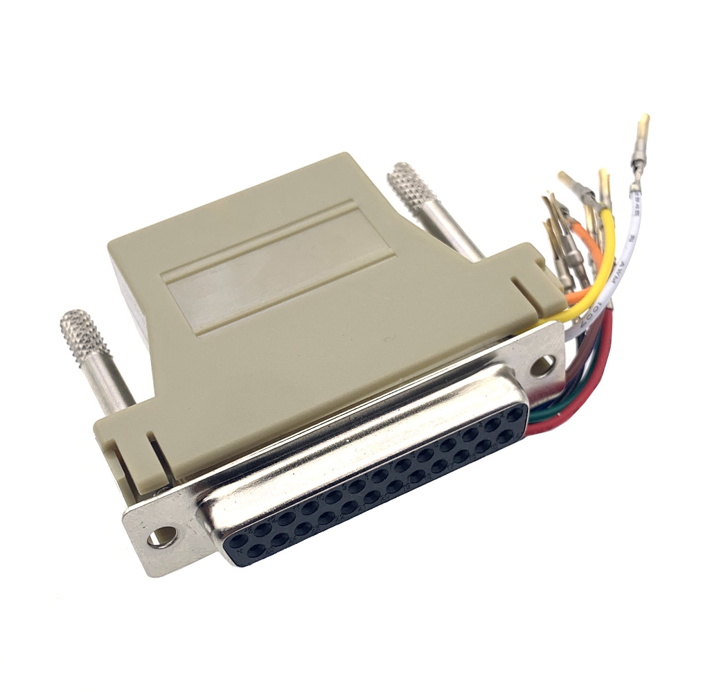 Db9 Vga15 Db25 Mannelijk/Vrouwelijk 9 15 25pin Seriële Poort Connector Naar Rj45 Kabeladapter D-SUB Adapter Extender Connector Voor Computer