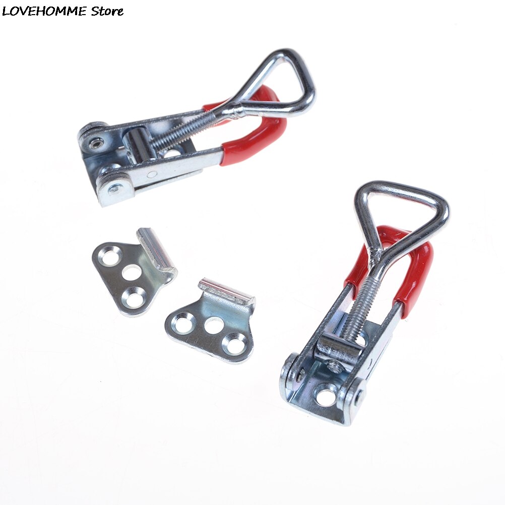 GH 4001 Adjustable Toolbox Case Metal Toggle Latch Catch Clasp Quick Release Clamp Anti-Slip Push Pull Toggle Clamp Tools