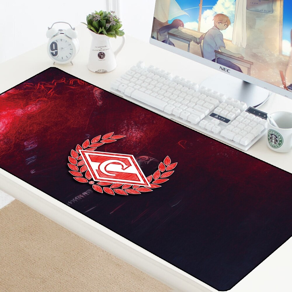 Spartak Mouse Pad Large XL Gaming Lockedge Mouse Mat For Laptop Computer Keyboard Mousepad For Dota 2 CS GO Big PC Desk Padmouse