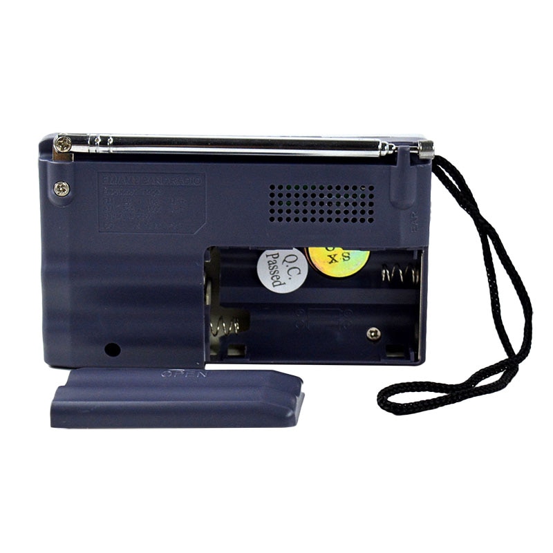 Pocket Draagbare Mini AM/FM Radio Speaker Wereld Ontvanger Telescopische Antenne Radio Kanaal Muziekspeler