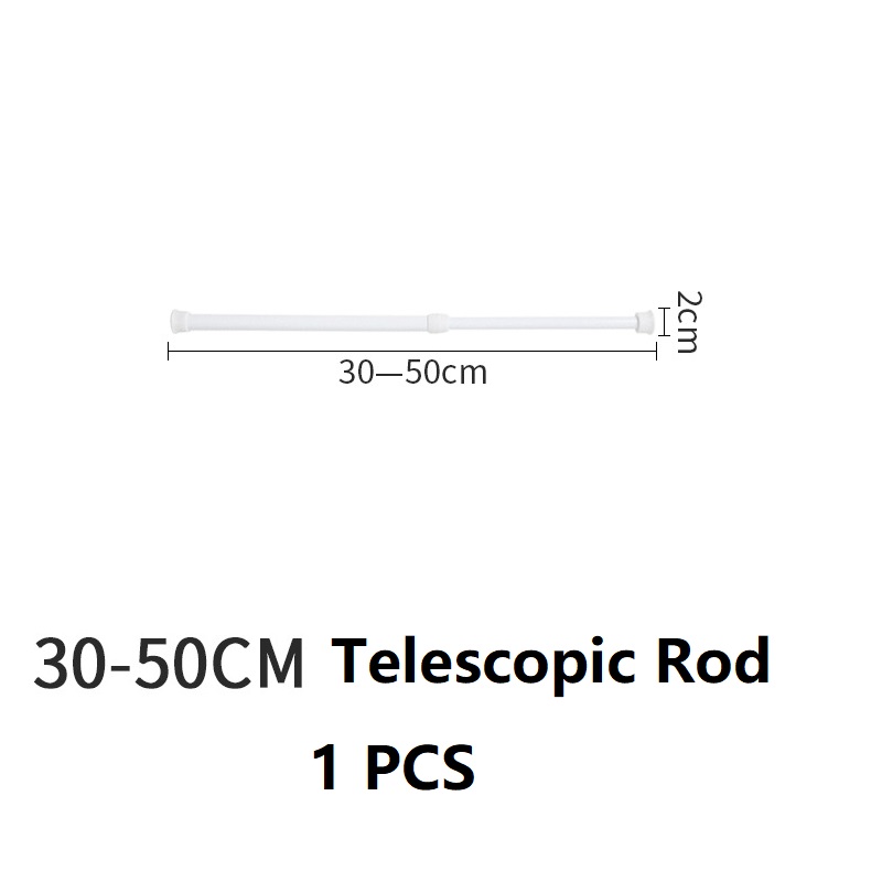 Soportes para barras de cortina, ganchos autoadhesivos para barras de cortina, sin clavos, ajustables, colgadores de cortinas, 2/4 Uds.