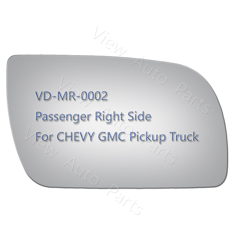 Spegelglas + lim för chevy gmc tahoe yukon pickup passagerare höger sida