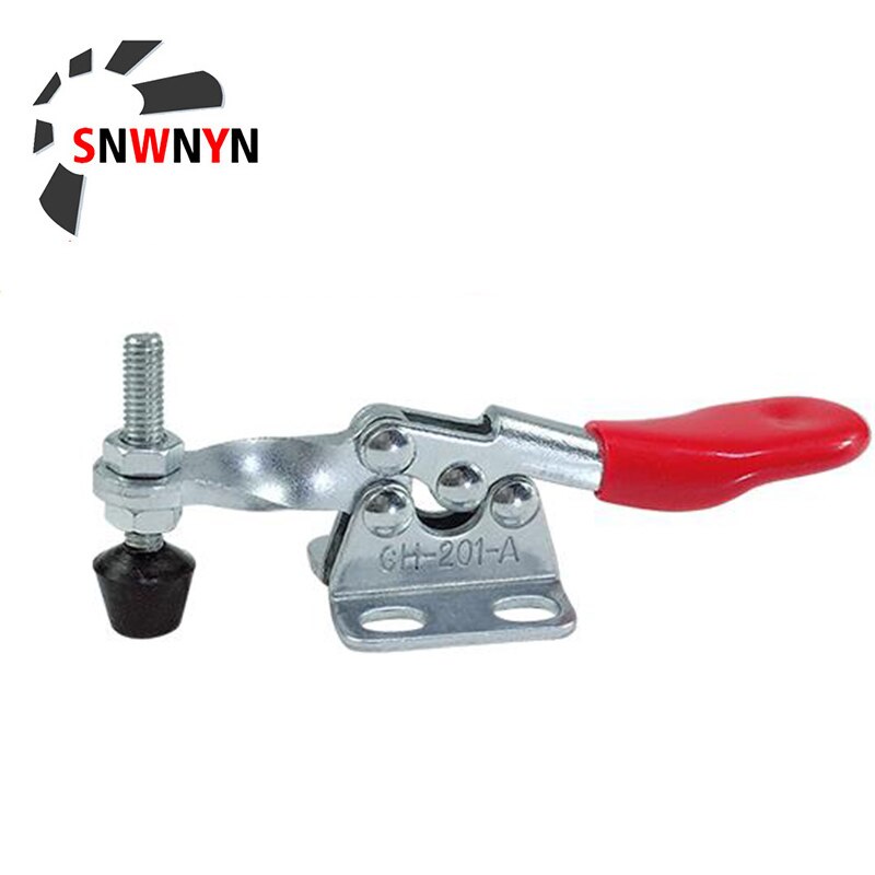 1/2/4PCS GH-201A Horizontal Toggle Clamp Quick-Release Toggle Clamps Set 27KG Vertical Toggles Clamp Hand Clip Tool For Woodwork