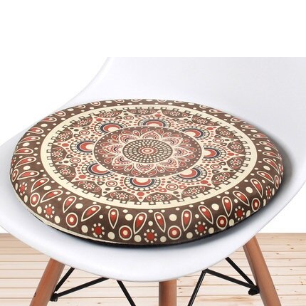 Geheugen katoen ronde pad rotan stoel ronde kruk ronde antislip kussen verdikking persoonlijkheid balkon mat venster pad: G