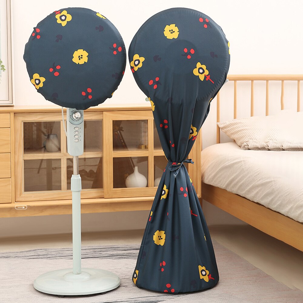 Round Eletric Fan Dust Cover Diameter 45cm/60cm Nets Fan Cover Waterproof Dustproof Stand Fan Cover Fan Guard Storage Bag