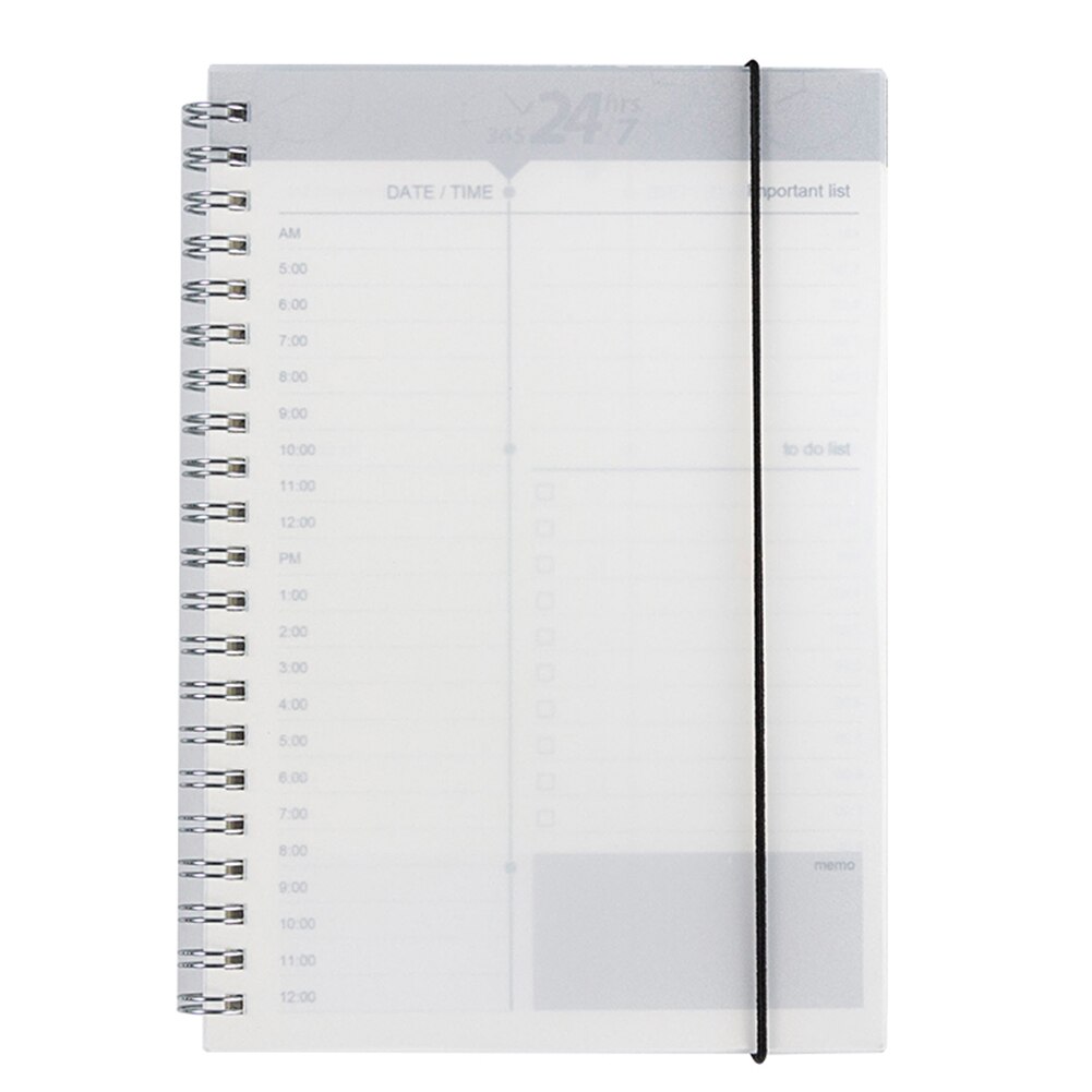 Calendar Agenda Weekly Planner School Stationery A6 Diary Notebook 106 Sheets 80gsm Paper Small Journal Notes Pocketbook: Brown