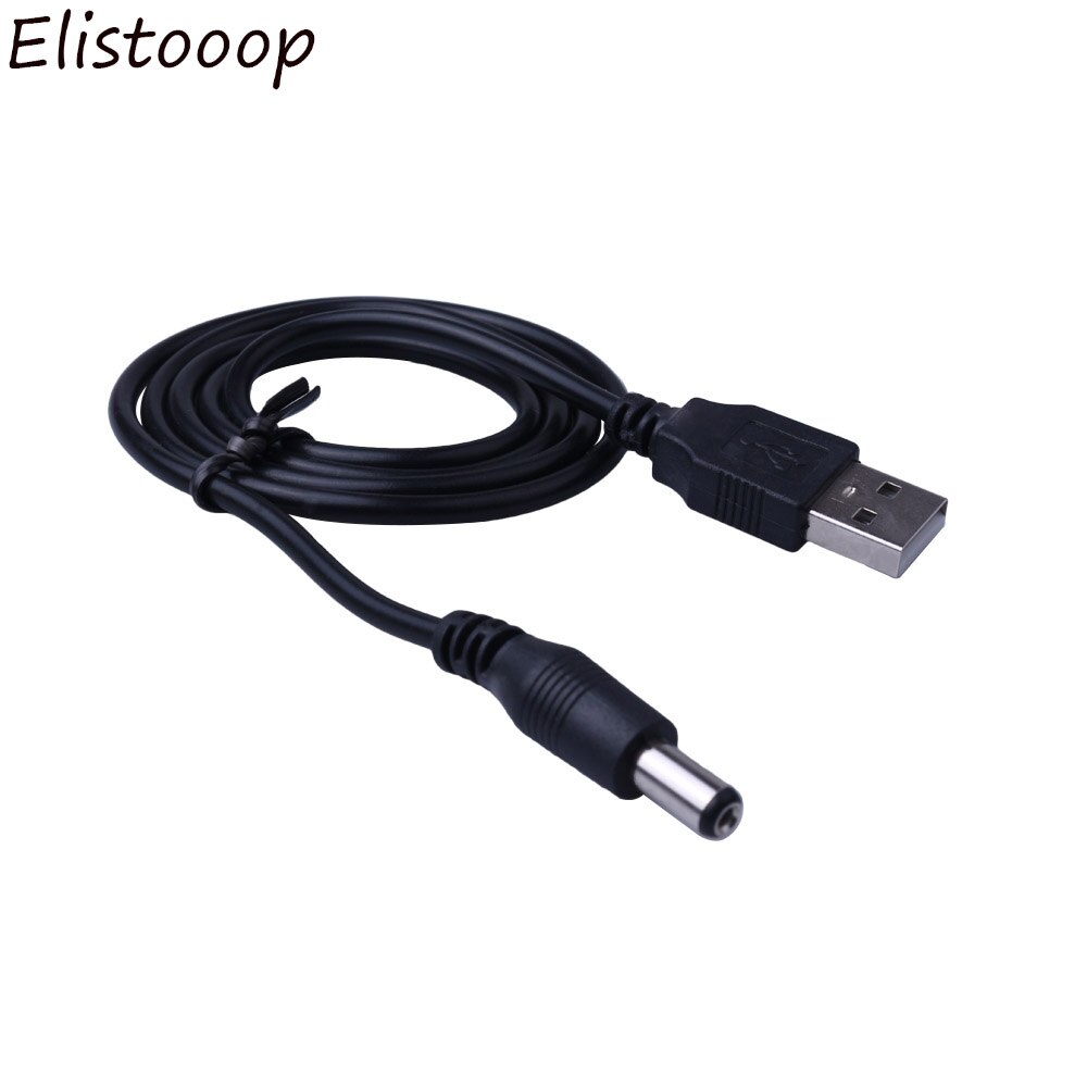 Connecteur de câble d&#39;alimentation USB vers DC 5V, 5.5x2.1mm, chargeur pour petits appareils électroniques, câble d&#39;extension USB, accessoires électroniques