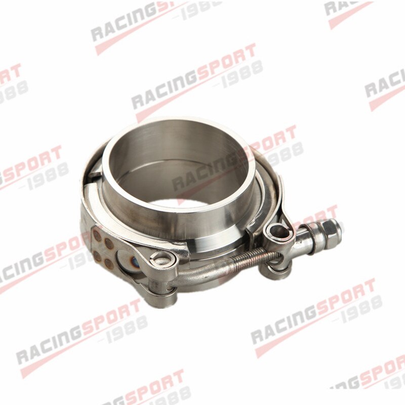 1.75" V-Band Vband Clamp Stainless Steel Flange Flanges Kit Turbo