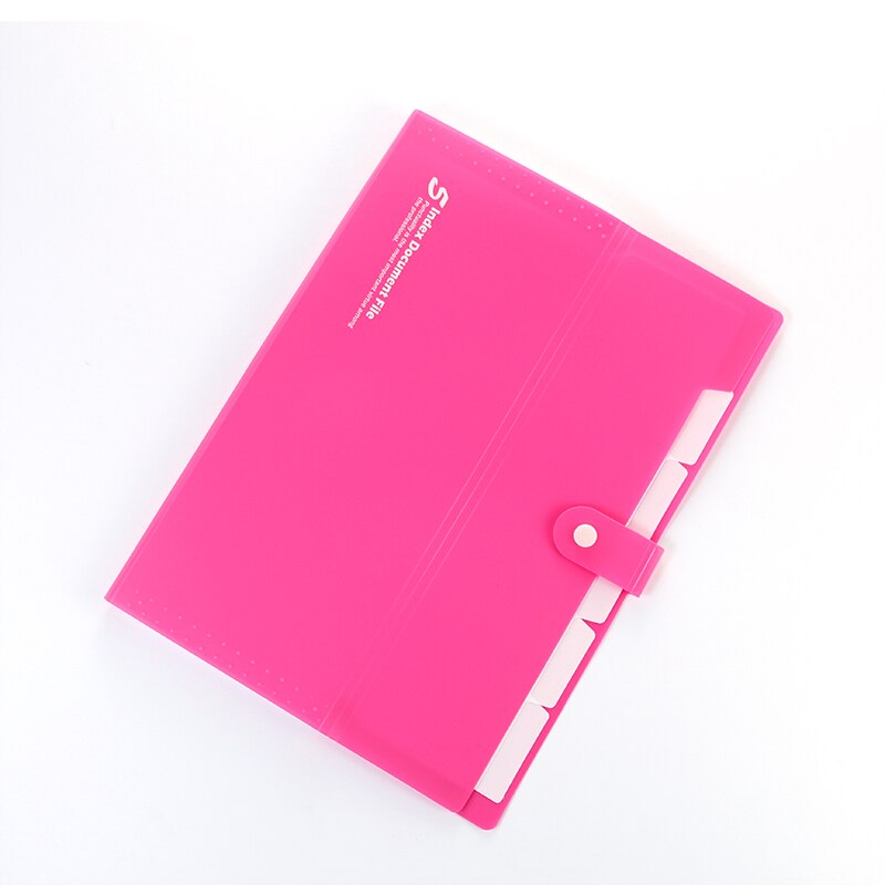 10 colors waterproof PP file folder A4 document bag pouch bill folder holder organizer cilp file document folders: colour 20