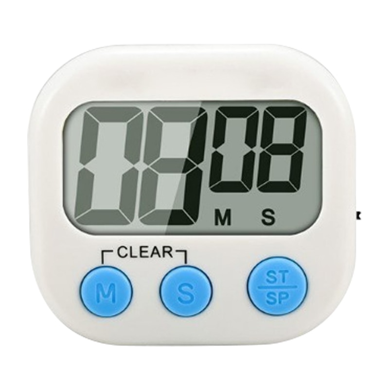 Magnetische Digitale Keuken Koken Timer Multifunctionele Countdown Elektronische Ei Timer Met Luid Alarm Grote Lcd Display