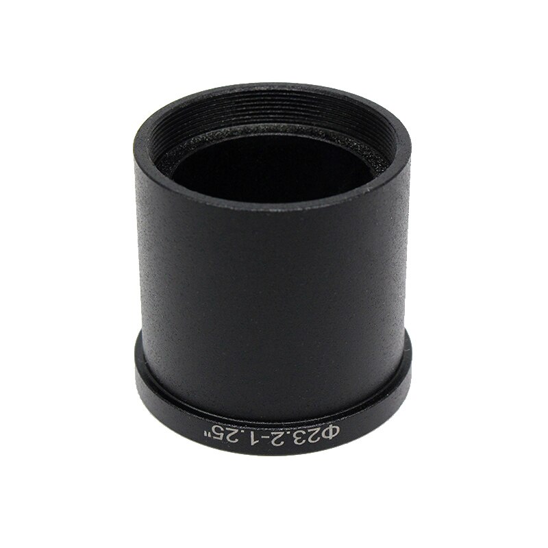 Biological Microscope Adapter Inner 23.2 mm to Outside 1.25 inch Eyepiece Adapter for USB Camera to Astronomical Telescope