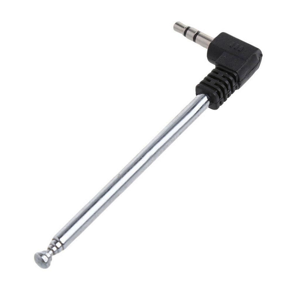 Antenne rétractable en acier pour téléphone Portable, 3.5mm, prise Jack, Radio FM, pour voiture