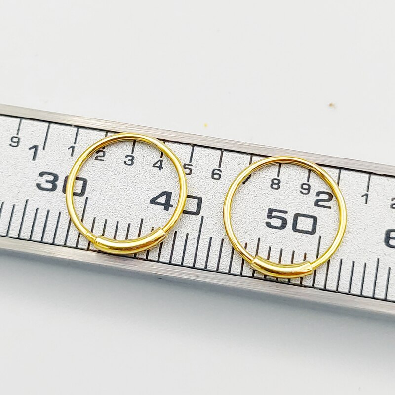 100pcs/lot 925 Sterling silver nose ring Cartilage Earring Tragus Nose Ring Eyebrow Hoop Piercing body jewelry