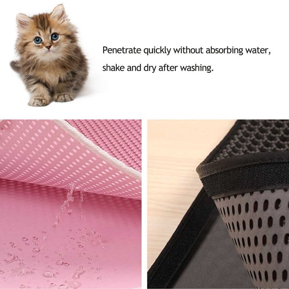 Splash Reusable Cat Cat Sand Box Waterproof Potty Pet Toilet Cat Potty Universal Pet Products Eva Double Cat Litter Mat