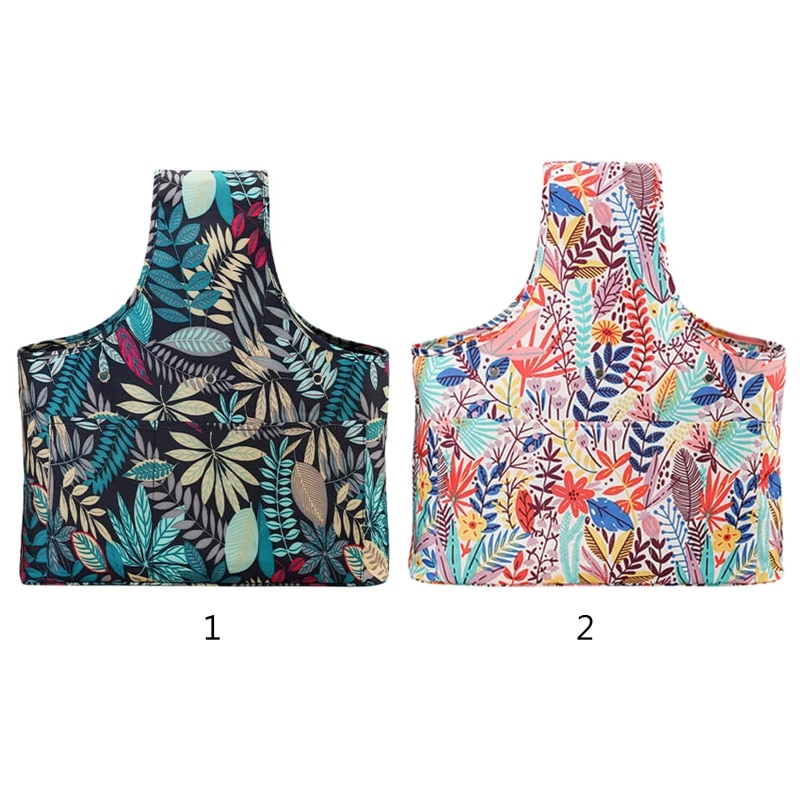 Saco de tricô fio armazenamento organizador tote saco de viagem saco de pulso para agulhas crochets ganchos portátil tricô tote cesta
