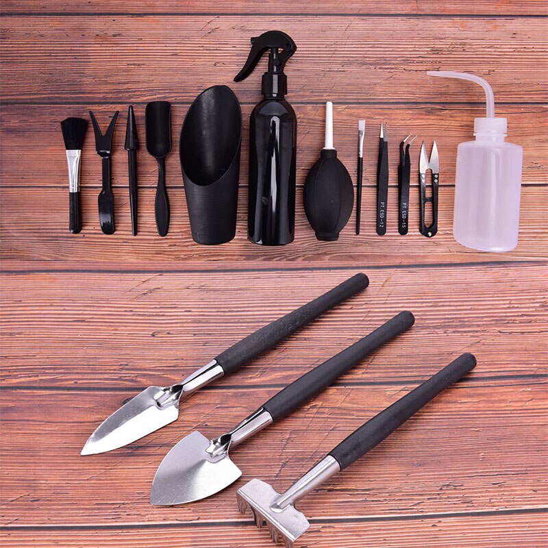 Mini Garden Hand Tools Set Transplanting Tools Miniature Planting Gardening Kit