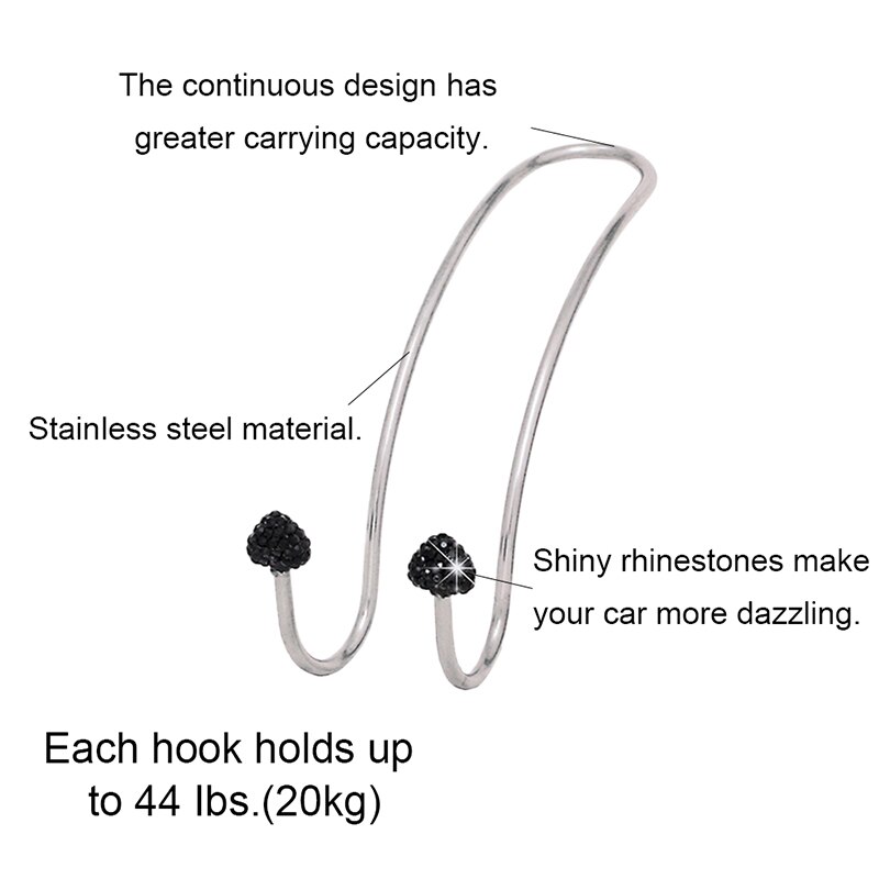 Auto Accessoires Product Diamant Auto Rvs Haak Interieur Accessoires