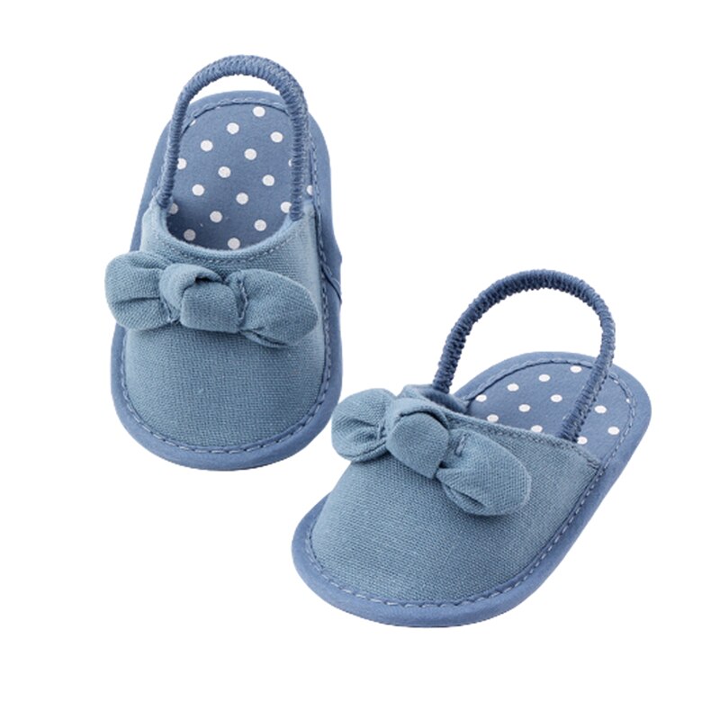 Toddlers Baby Bow First Walkers Shoes Baby Soft bottom Bebe Anti-slip Baby shoes 11-13cm